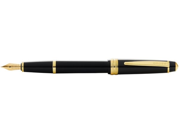 Ручка перьевая «Bailey Ligh Polished Black Resin and Gold Tone», перо F - Ручка перьевая «Bailey Ligh Polished Black Resin and Gold Tone», перо F