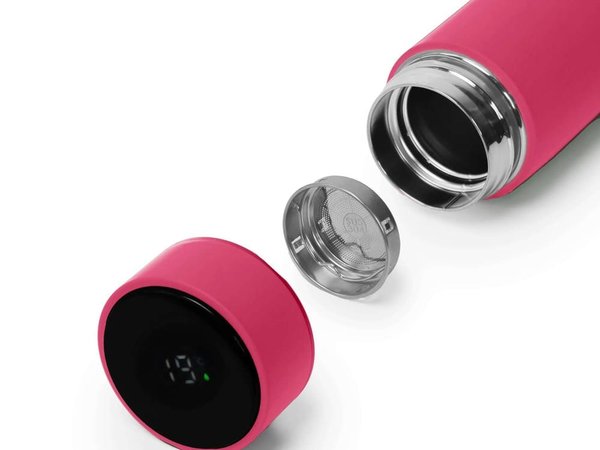 Термос FAMILY MARK LED, индикатор, soft touch - Термос FAMILY MARK LED, индикатор, soft touch