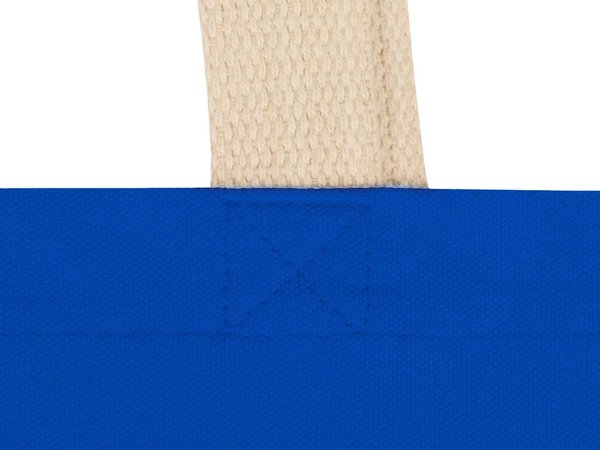 Сумка для шопинга «Steady» хлопковая с парусиновыми ручками, 260 г/м2 - Сумка для шопинга «Steady» хлопковая с парусиновыми ручками, 260 г/м2