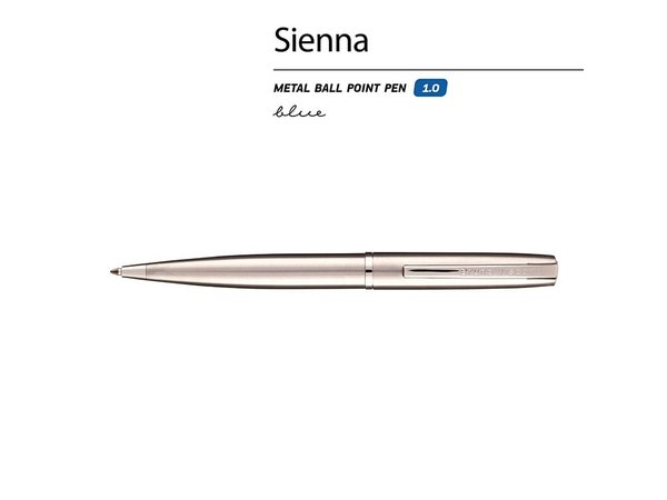 Ручка металлическая шариковая «Sienna» - Ручка металлическая шариковая «Sienna»