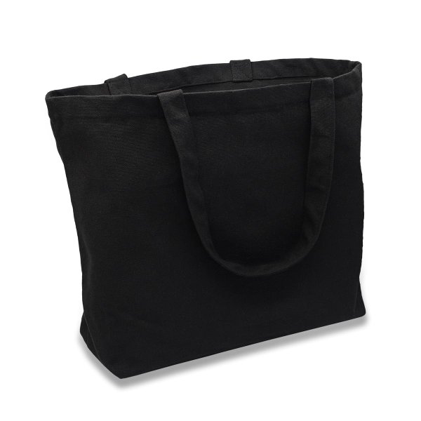 Сумка Peyoton из полиэстера и хлопка, 340 г/м2, черная - Сумка Peyoton из полиэстера и хлопка, 340 г/м2, черная
