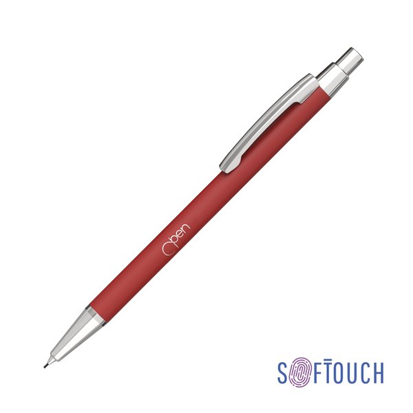 Карандаш механический "Ray", покрытие soft touch - Карандаш механический "Ray", покрытие soft touch красный