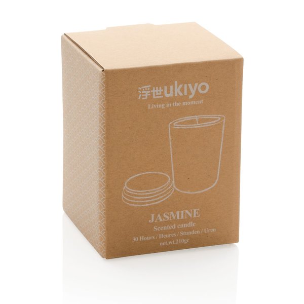 Ароматическая свеча Ukiyo с бамбуковой крышкой - Ароматическая свеча Ukiyo с бамбуковой крышкой