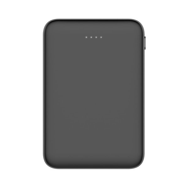 Внешний аккумулятор Fluffy, 5000 Mah - Внешний аккумулятор Fluffy, 5000 Mah, черный