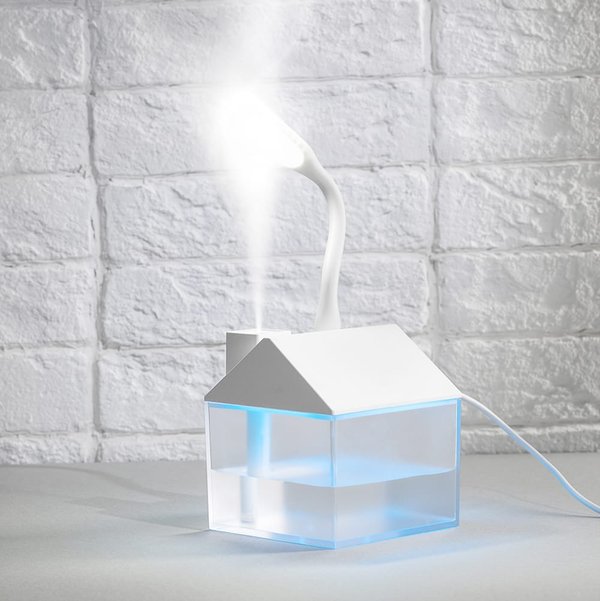 Светодиодный USB увлажнитель Home, белый - Светодиодный USB увлажнитель Home, белый