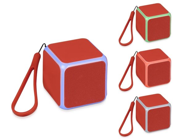 Портативная колонка «Cube» с подсветкой - Портативная колонка «Cube» с подсветкой