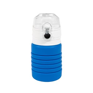 бутылка для воды складная с карабином spring, 550/250 мл, силикон