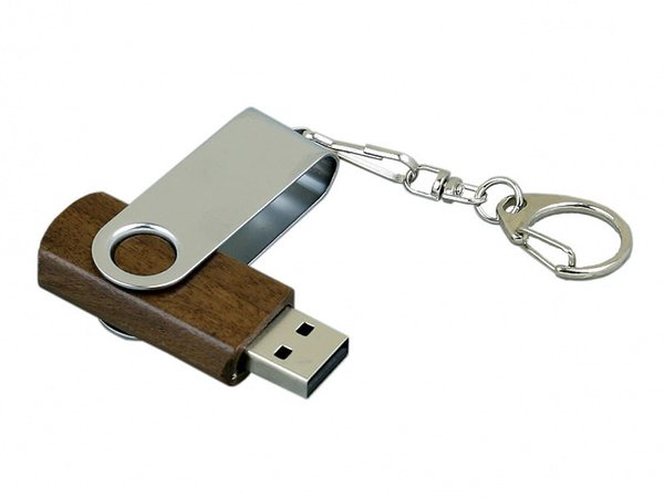 USB 2.0- флешка промо на 64 Гб с поворотным механизмом - USB 2.0- флешка промо на 64 Гб с поворотным механизмом
