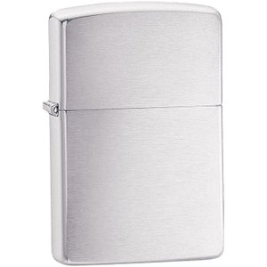 зажигалка zippo armor brushed, матовая серебристая