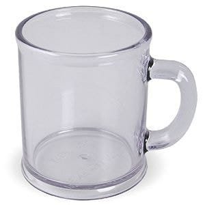 Кружка "Радуга" - Кружка "Радуга"; прозрачная, D=7,9см, H=9,6см, 300мл; пластик