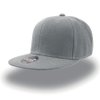 Бейсболка "SNAP BACK", 6 клиньев, пластик. застежка, серый, 100% п/э,100% х/б, 400 гр/м2