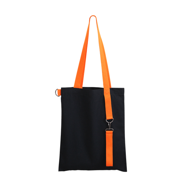 Шоппер Superbag black с ремувкой 4sb - Шоппер Superbag black с ремувкой 4sb (чёрный с оранжевым)