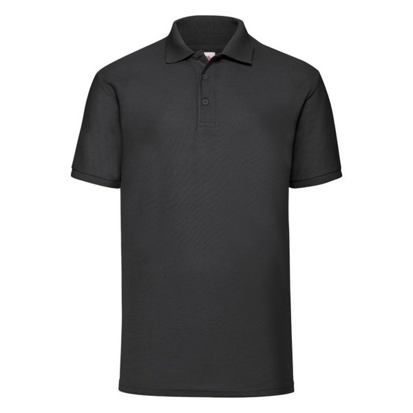 Рубашка поло мужская 65/35 POLO 180 - Рубашка поло мужская "65/35 Polo", черный_2XL, 65% п/э, 35% х/б, 180 г/м2