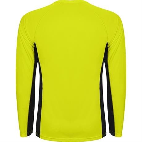 Спортивная футболка SHANGHAI L/S мужская - Спортивная футболка SHANGHAI L/S мужская, ФЛУОРЕСЦЕНТНЫЙ ЖЕЛТЫЙ/ЧЕРНЫЙ L
