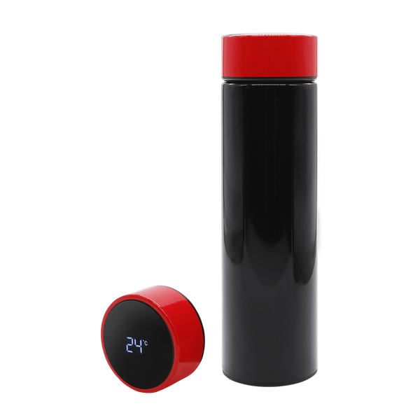 Термос Reactor duo black с датчиком температуры - Термос Reactor duo black с датчиком температуры (черный с красным)