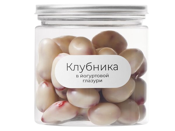 Клубника в йогуртовой глазури «Glazura», 140 гр - Клубника в йогуртовой глазури «Glazura», 140 гр