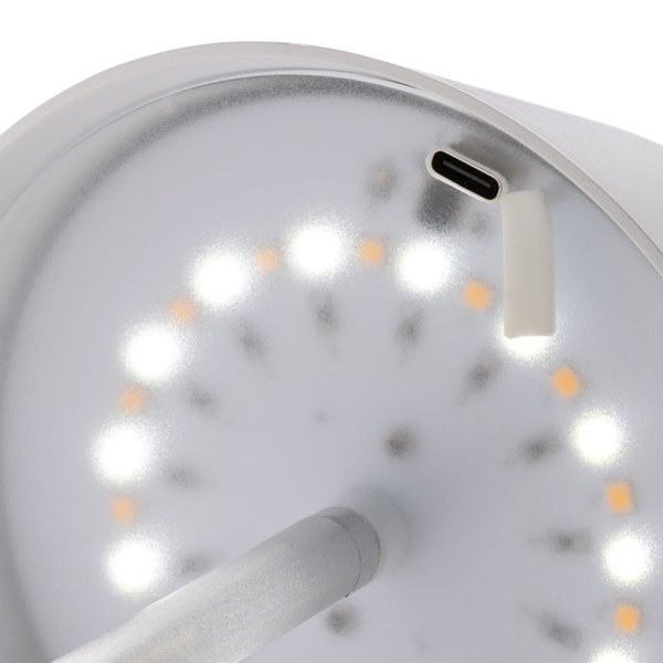 Беспроводная настольная лампа Pure Glow из переработанного пластика RCS - Беспроводная настольная лампа Pure Glow из переработанного пластика RCS
