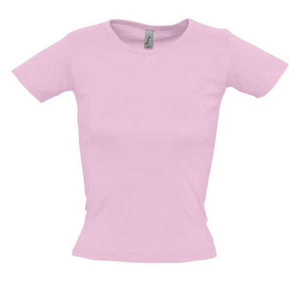 Футболка женская LADY O 220 - Футболка "Lady O", розовая_2XL, 100% х/б, 220 г/м2