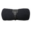 Плед "Belt"; чёрный; 130 х 180 см; 100% акрил, с поясом