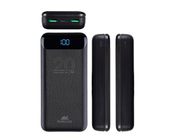 Внешний аккумулятор с дисплеем, 20000 mAh - Внешний аккумулятор с дисплеем, 20000 mAh