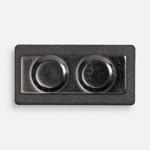 Значок Magnet Matto, серый металлик