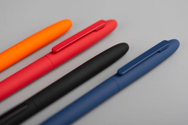 Ручка шариковая "Vega", покрытие soft touch - Ручка шариковая "Vega", покрытие soft touch темно-синий