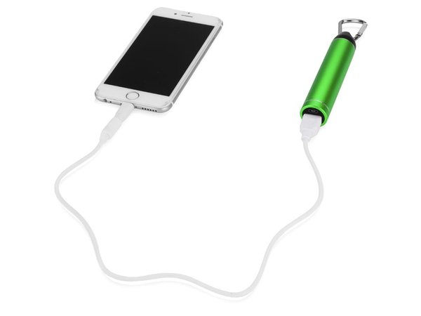 Внешний аккумулятор «Марс» с карабином, 2600 mAh - Внешний аккумулятор «Марс» с карабином, 2600 mAh