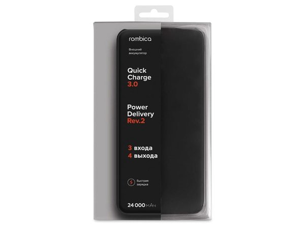 Внешний аккумулятор «NEO NS240B Quick», 24000mAh - Внешний аккумулятор «NEO NS240B Quick», 24000mAh