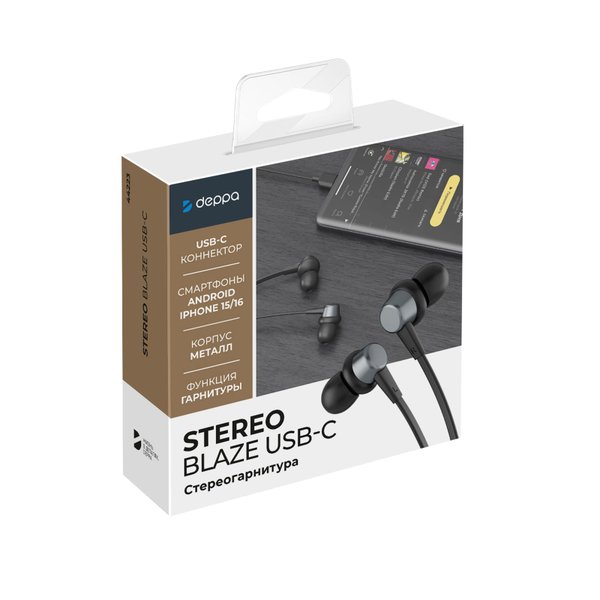 Стереогарнитура Stereo Blaze Type-C - Стереогарнитура Stereo Blaze Type-C