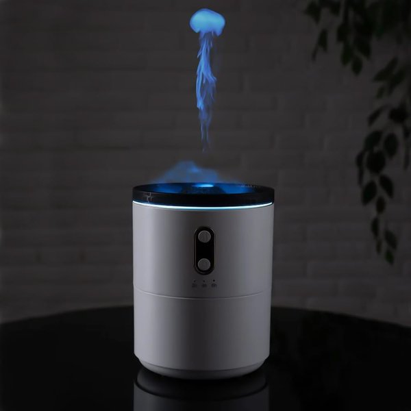 Светодиодный USB увлажнитель Volcano, белый - Светодиодный USB увлажнитель Volcano, белый