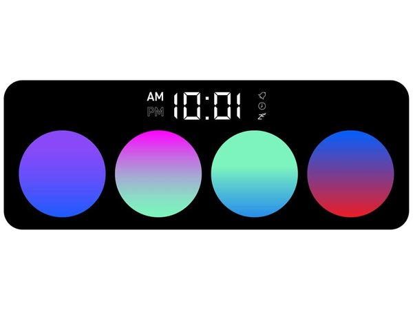 Часы с беспроводным зарядным устройством «Timebox 1» - Часы с беспроводным зарядным устройством «Timebox 1»
