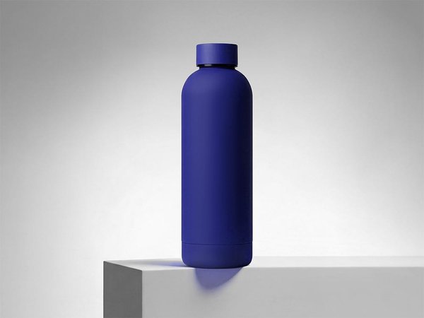Вакуумная термобутылка с медной изоляцией «Cask», soft-touch, тубус, 500 мл - Вакуумная термобутылка с медной изоляцией «Cask», soft-touch, тубус, 500 мл