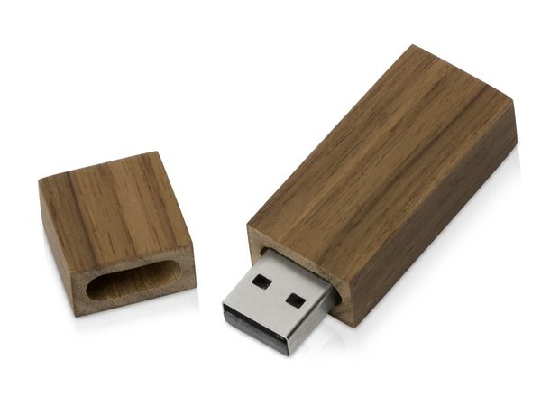 USB-флешка на 16 Гб «Woody» с магнитным колпачком - USB-флешка на 16 Гб «Woody» с магнитным колпачком