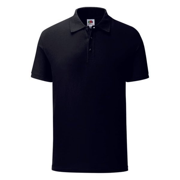Поло мужское ICONIC POLO 170 - Рубашка поло мужская "Iconic Polo", черный, 3XL, 100% х/б, 180 г/м2