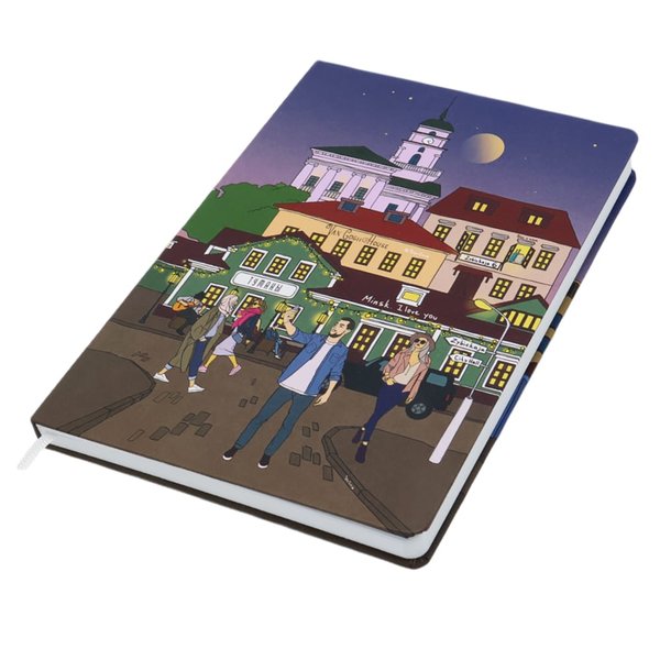 Записная книжка A5 Dziuna - Записная книжка A5 Dziuna Зыбицкая в линейку 15,5 x 21 см