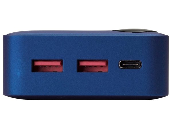 Внешний аккумулятор «Mild Pro» c быстрой зарядкой QC/PD, металлик soft-touch, 20 000 mAh - Внешний аккумулятор «Mild Pro» c быстрой зарядкой QC/PD, металлик soft-touch, 20 000 mAh