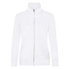 Толстовка "Lady-Fit Sweat Jacket", белый_S, 75% х/б, 25% п/э, 280 г/м2