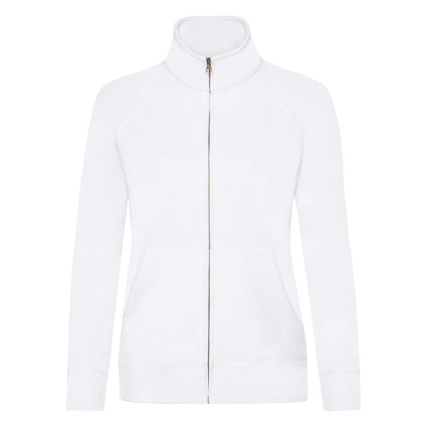 Толстовка женская LADY-FIT SWEAT JACKET 280 - Толстовка "Lady-Fit Sweat Jacket", белый_S, 75% х/б, 25% п/э, 280 г/м2