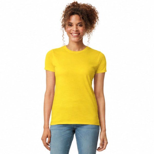 Футболка SOFTSTYLE WOMAN - Футболка SOFTSTYLE WOMAN, ЖЕЛТЫЙ S