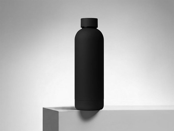 Вакуумная термобутылка с медной изоляцией «Cask», soft-touch, тубус, 500 мл - Вакуумная термобутылка с медной изоляцией «Cask», soft-touch, тубус, 500 мл