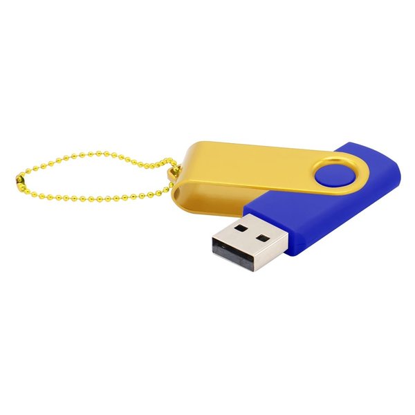 Флешка Designer To Go 2.0 USB 16Gb - Флешка Designer To Go 2.0 USB 16Gb, синий/желтый