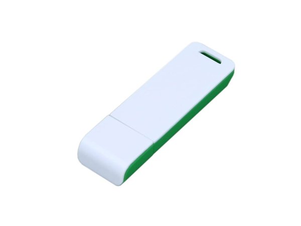 USB 2.0- флешка на 64 Гб с оригинальным двухцветным корпусом - USB 2.0- флешка на 64 Гб с оригинальным двухцветным корпусом