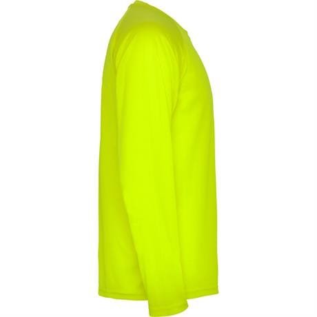 Спортивная футболка MONTECARLO L/S мужская - Спортивная футболка MONTECARLO L/S мужская, ФЛУОРЕСЦЕНТНЫЙ ЖЕЛТЫЙ M