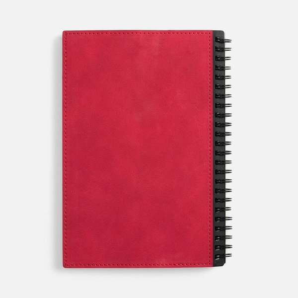 Ежедневник Notera Maxi, недатированный, красный