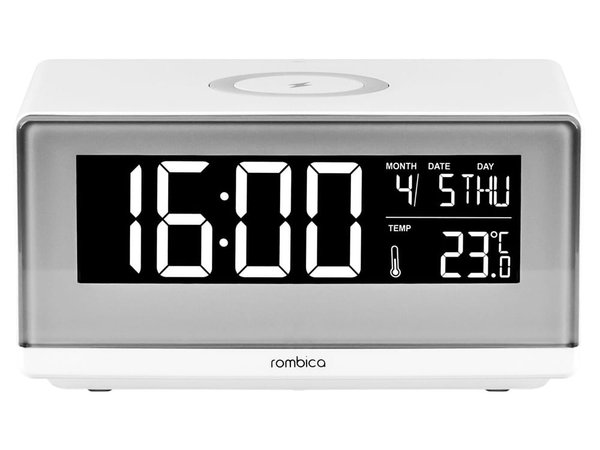 Часы с беспроводным зарядным устройством «Timebox 2» - Часы с беспроводным зарядным устройством «Timebox 2»