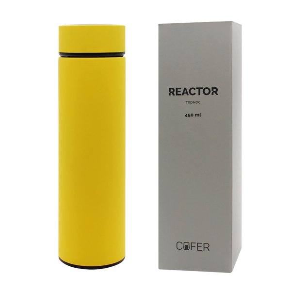 Термос Reactor софт-тач с датчиком температуры - Термос Reactor софт-тач с датчиком температуры (желтый)