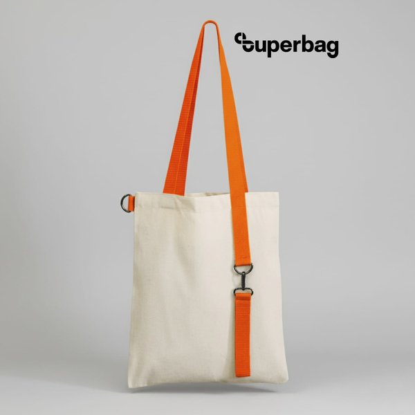 Шоппер Superbag с ремувкой 4sb - Шоппер Superbag с ремувкой 4sb (неокрашенный с оранжевым)