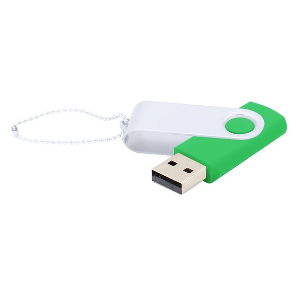 Флешка Designer To Go 2.0 USB 16Gb - Флешка Designer To Go 2.0 USB 16Gb, зеленый/белый