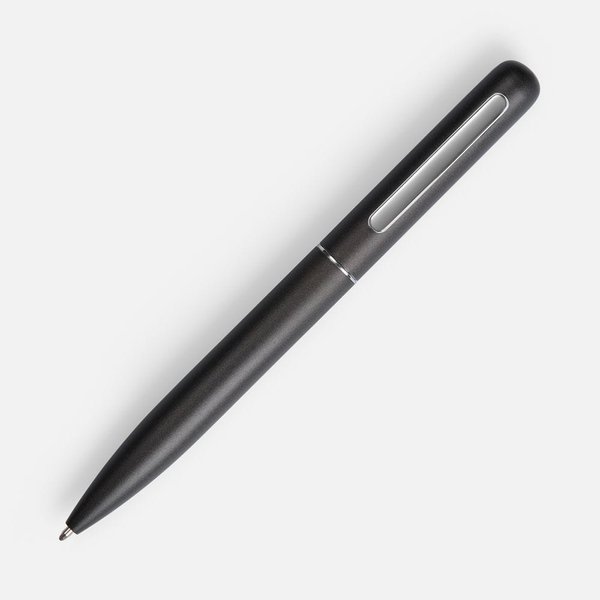 Ручка шариковая Scribo, матовая серая