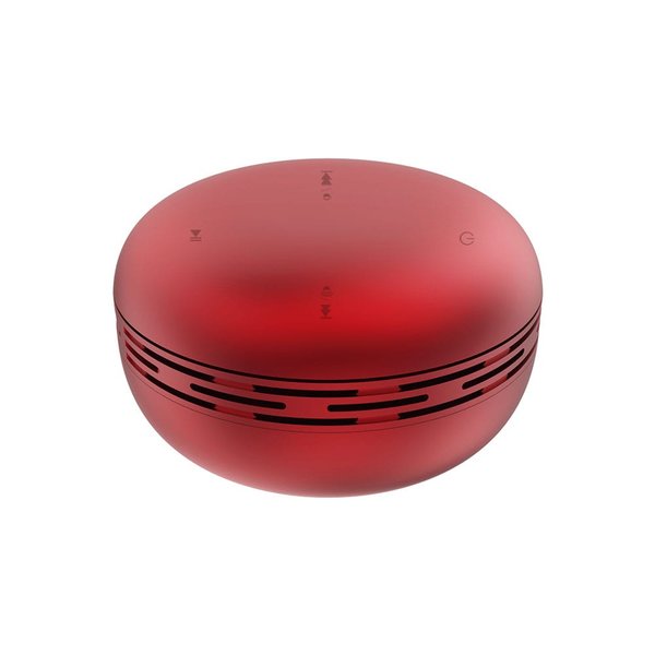 Беспроводная Bluetooth колонка Burger Inpods TWS софт-тач - Беспроводная Bluetooth колонка Burger Inpods TWS софт-тач, красная